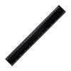 30cm Promotional Plastic Ruler - Black