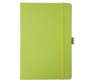 Albany A5 Notebook - lime green