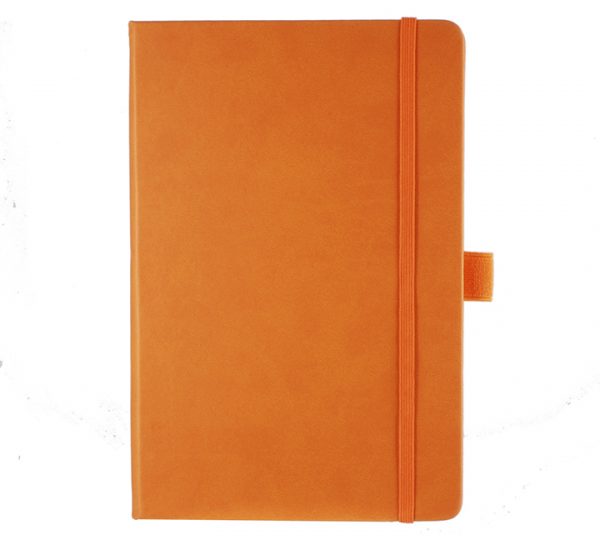 Albany A5 Notebook - orange