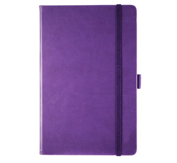Albany A5 Notebook - purple