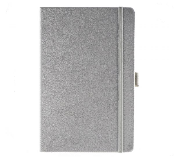 Albany A5 Notebook - silver