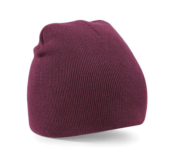 Beechfield Beanie Hat-burgundy