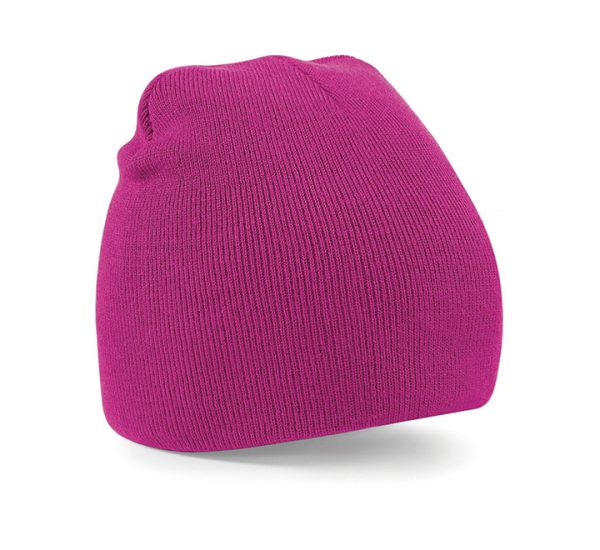 Beechfield Beanie Hat-fuchsia