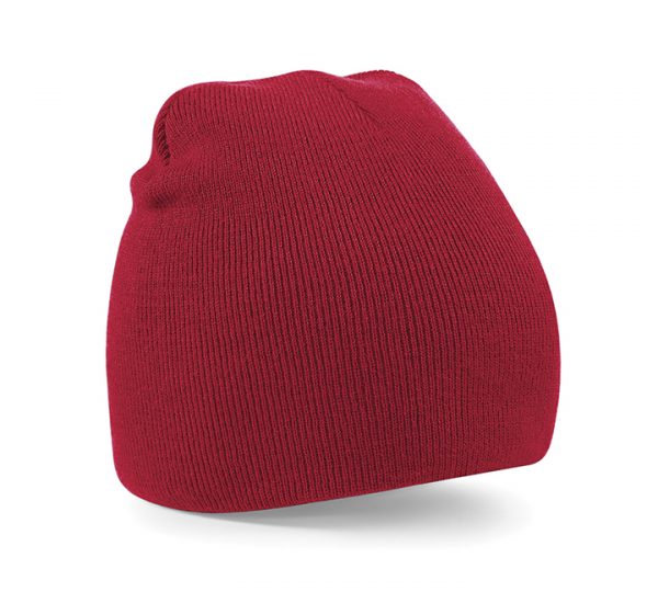 Beechfield Beanie Hat-red