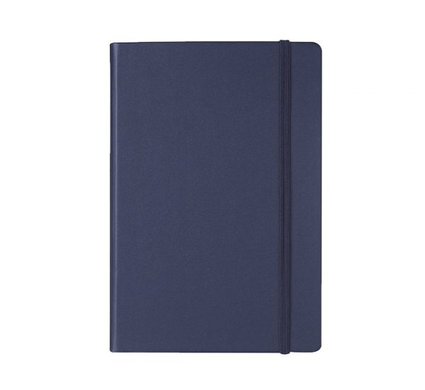 Printed notebook A5 Premium Regency notebook-navy blue