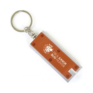 Printed Promotional LED Keyring Torch-printed