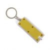 Printed Promotional LED Keyring Torch-yellow