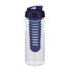 Promotional H20 Sports Bottle-black-clear-blue