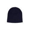 Promotional Roll Down Beanie Hat-navy