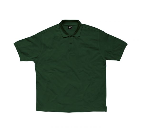 Promotional company polo shirt-bottle-green