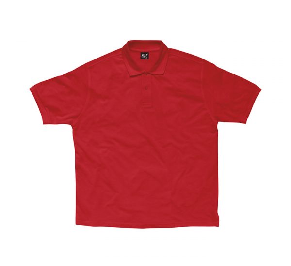 Promotional company polo shirt-red