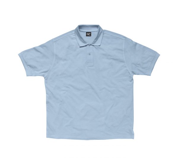 Promotional company polo shirt-sky-blue