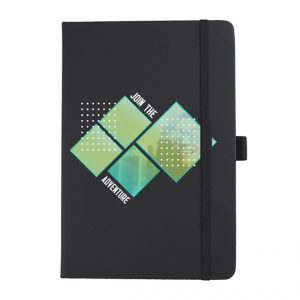 A5 branded notebook - black