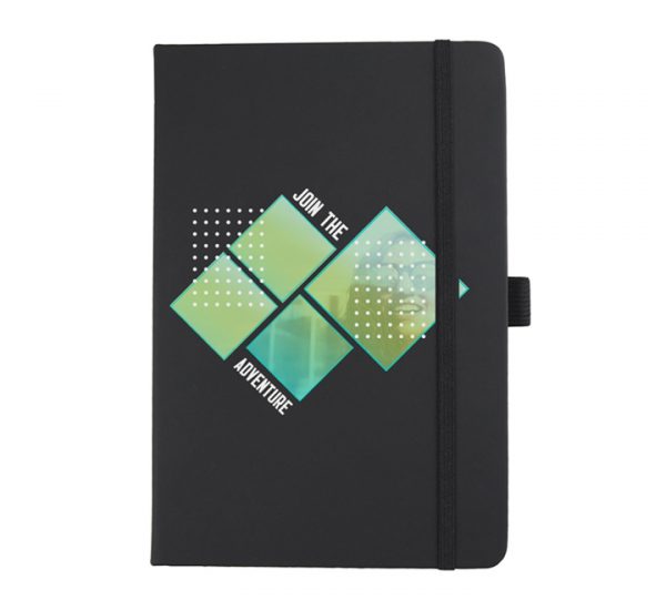 A5 branded notebook - black