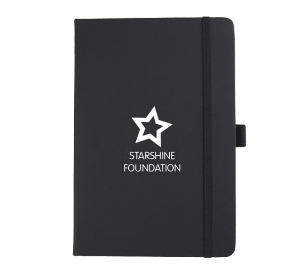 A5 branded notebook -black