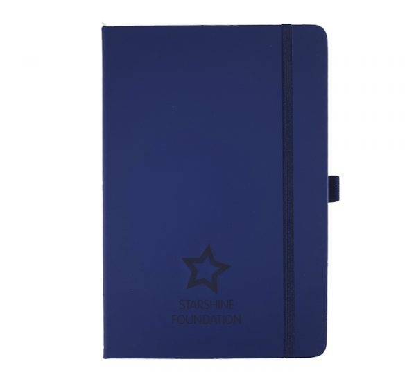 A5 branded notebook -navy