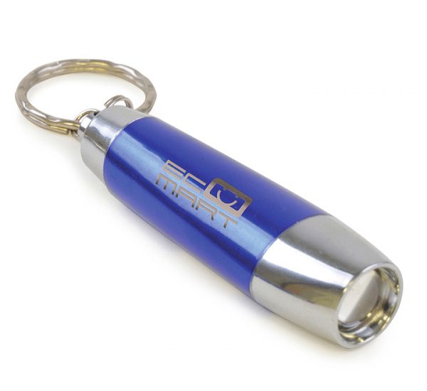 Aluminium LED Torch Keyring Engraved Torches JSM
