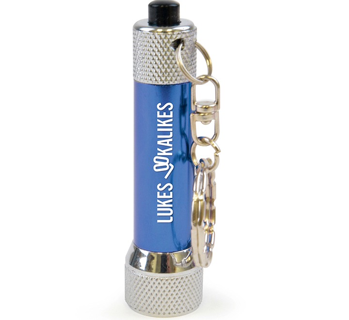 5 LED Metal Keyring Torch Promotional Keyring Torches JSM