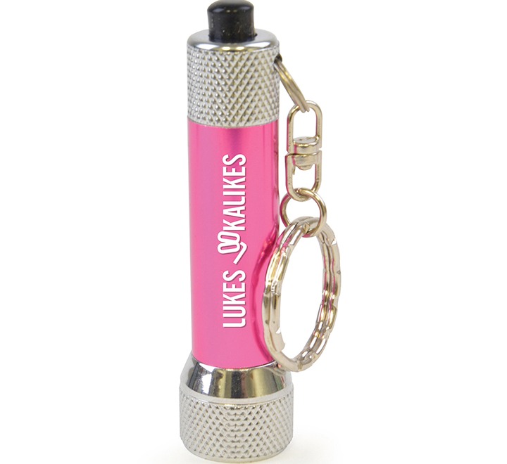 5 LED Metal Keyring Torch Promotional Keyring Torches JSM