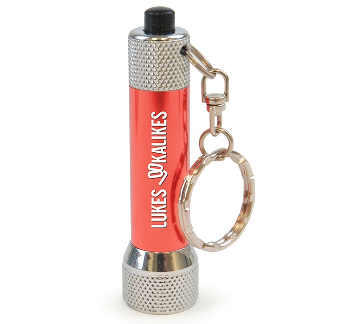 5 LED Metal Keyring Torch Promotional Keyring Torches JSM