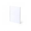 A5 Antibacterial Wiro bound Notebook - plain