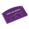Antimicrobial Credit Card Ice Scraper - Purple