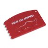 Antimicrobial Credit Card Ice Scraper - Red