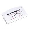 Antimicrobial Credit Card Ice Scraper - White