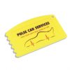 Antimicrobial Credit Card Ice Scraper - Yellow