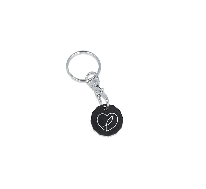 Antimicrobial Trolley Coin Keyring - JSM Brand Exposure
