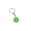 Antimicrobial Trolley Coin Keyring - Green