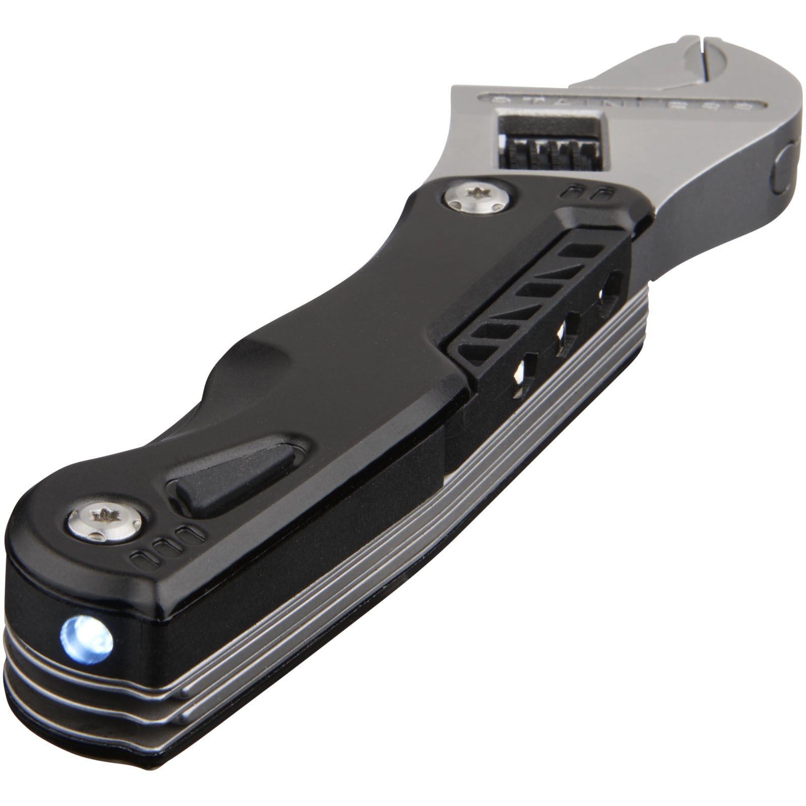 Duty adjustable multitool wrench with LED light JSM Brand Exposure