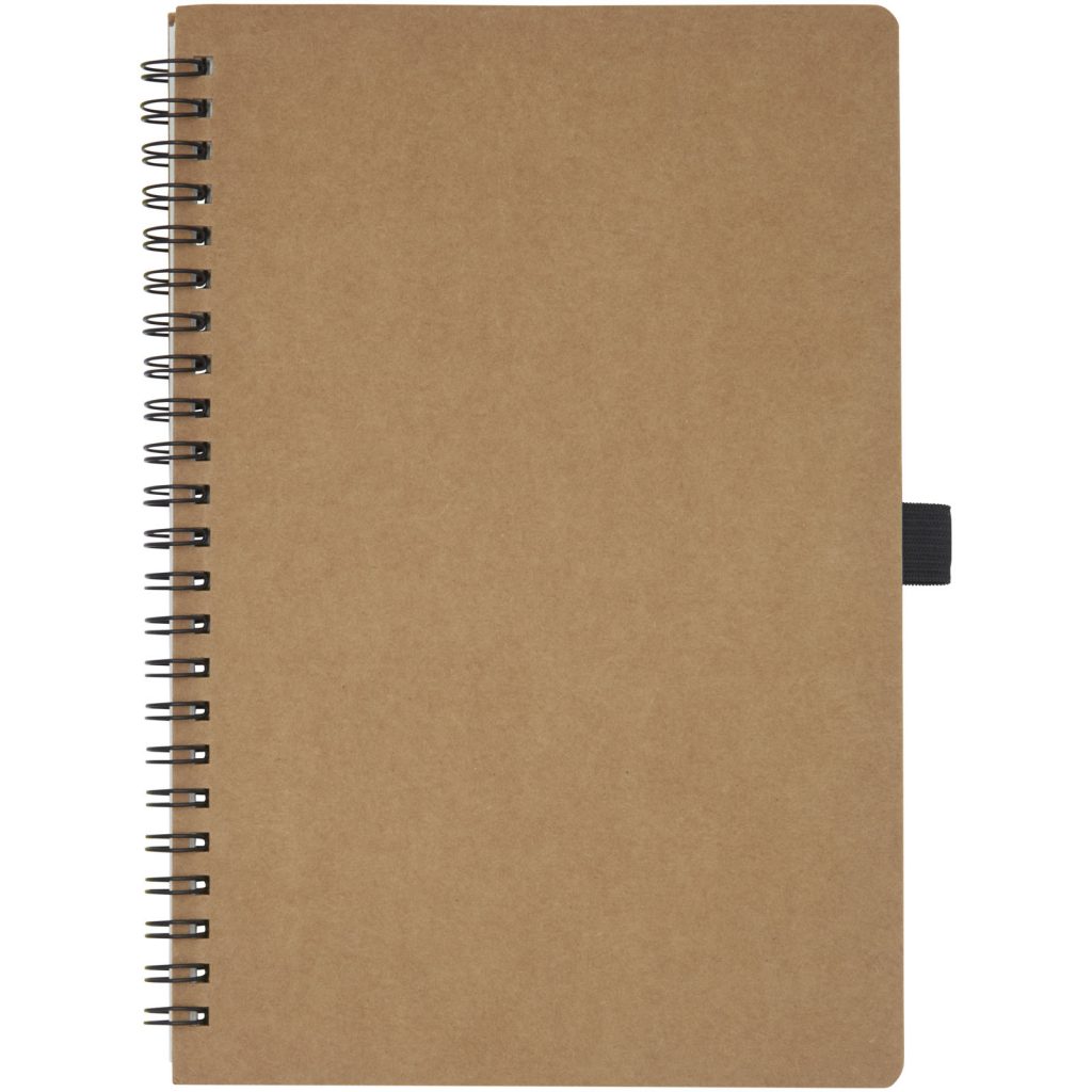 Cobble A5 wireo recycled cardboard notebook with stone paper JSM