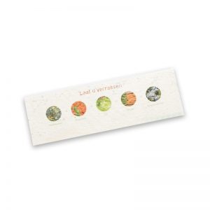 Seed Paper Bookmarker