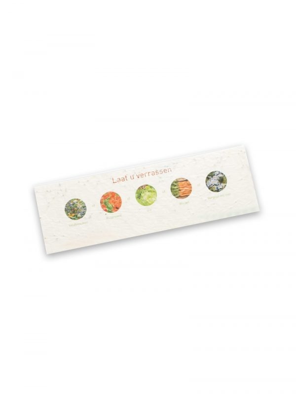 Seed Paper Bookmarker