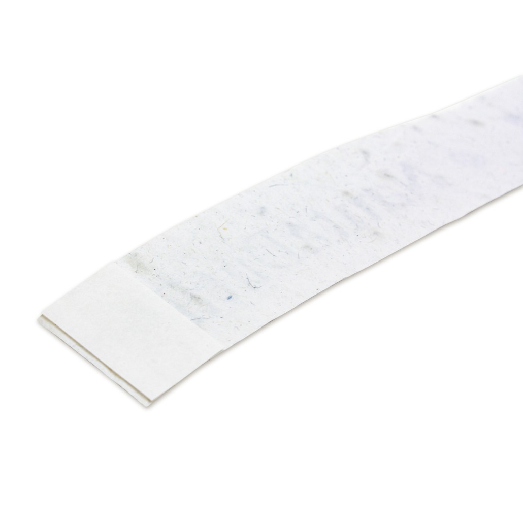 Seed paper wristband close up Seed paper wristband close up
